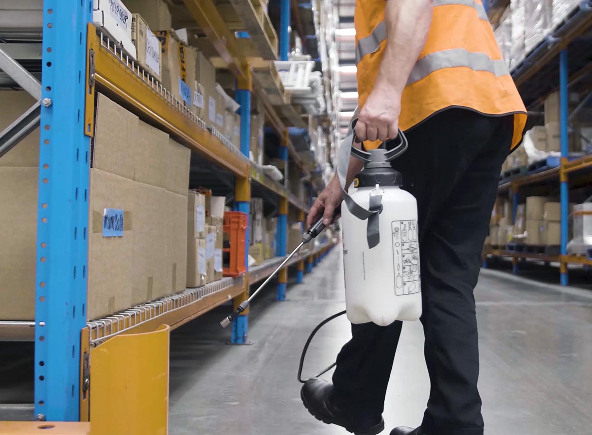 Industrial Pest Management Team In Sydney Warehouse